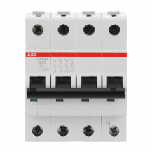 ABB S203-D50NA Sicherungsautomat D-Char., 6 kA, 50 A, 3P+NA