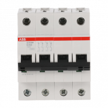 ABB S204M-D50 Sicherungsautomat D-Char., 10 kA, 50 A, 4P