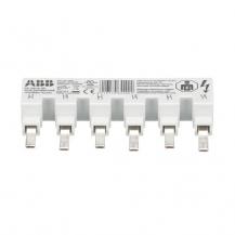 ABB PS2/6/16BP Phasenschiene 2-phasig, 6 Pins, 16mm2 Phasenfolge L1-L2-L1-L2-...