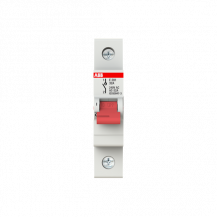 ABB E201/32R Trennschalter 1P, 32 A, Schaltgriff rot