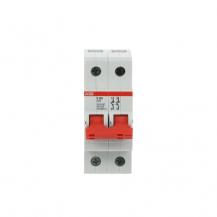 ABB E202/32R Trennschalter 2P, 32 A, Schaltgriff rot