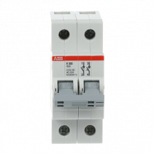 ABB E202/40G Trennschalter 2P, 40 A, Schaltgriff grau, Änderung Ursprung + Gebrauchskategorie