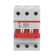 ABB E203/125R Trennschalter 3P, 125 A, Schaltgriff rot, Änderung Ursprung + Gebrauchskategorie