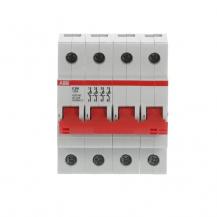 ABB E204/125R Trennschalter 4P, 125 A, Schaltgriff rot, Änderung Ursprung + Gebrauchskategorie