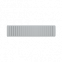 ABB SZ-BP12G Blindplatte 46x220mm, grau