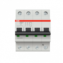 ABB S203M-K50NA Sicherungsautomat K-Char., 10 kA, 50 A, 3P+NA