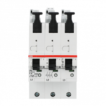 ABB S751/3-E35 Hauptleitungsschutzschalter SH-Schalter in E-Char., 25kA, 35A, 3x1P