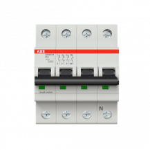 ABB S203M-D8NA Sicherungsautomat D-Char., 10 kA, 8 A, 3P+NA