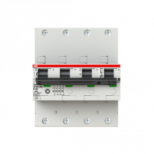 ABB S754DR-E20 Hauptleitungsschutzschalter SH-Schalter in E-Char., 25kA, 20A, 4P