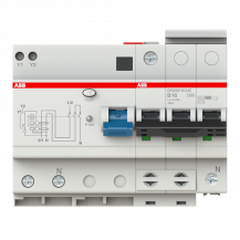 ABB DS252N-UC-B16/0.03 FI/LS-Kombination, Typ B, 10 kA, 2P/N-UC, B 16 A, 30 mA, allstromsensitiv, kurzzeitverzögert