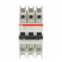 ABB SU203MR-K2 Sicherungsautomat K-Char., 10kA, 2A, 3P, RTT UL 489, Ringkabelanschluss