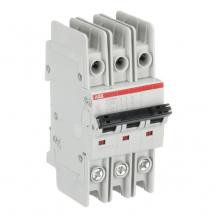 ABB SU203MR-K50 Sicherungsautomat K-Char., 10kA, 50A, 3P, RTT UL 489, Ringkabelanschluss