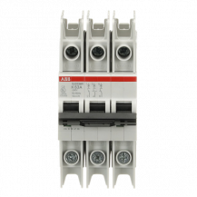 ABB SU203MR-K63 Sicherungsautomat K-Char., 10kA, 63A, 3P, RTT UL 489, Ringkabelanschluss