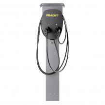 PRACT ALPHA1000 Doppel-Wallbox 2 x 11 kW | 2 x Typ 2 | 2 x 5,5 m Ladekabel | Lastmanagement | IP65