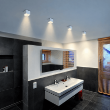 HELESTRA OSO 15/1552.07 LED Deckenleuchte 7,5 W 370 lm 2700 K Warmweiß CRI 90 IP44 dimmbar Mattweiß
