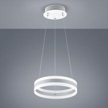 Ringförmige Helestra LIV LED Pendelleuchte in weiß matt dimmbar