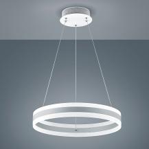 Ringförmige Helestra LIV LED Pendelleuchte in weiß matt dimmbar 60cm