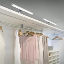 50cm Helestra GAIA LED Spiegel Aufsatzleuchte & Kleiderschrankleuchte mit Fernbedienung
