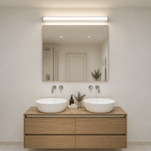 Helestra PONTO 18/1834.04 LED-Wandleuchte 18 W 2900 K Warmweiß, Chrom, 1460 lm, IP44, nicht dimmbar