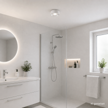 Helestra POSH LED Deckenleuchte 6W 320 lm 3000 K Warmweiß Mattweiß IP65