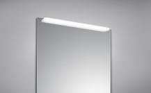 60cm Geradlinige Helestra ORTA Spiegelleuchte in weiß/chrom aus Glas/Metall