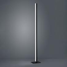 HELESTRA VENTA LED-Stehleuchte Mattschwarz-Chrom 31 W 2700 K Warmweiß 2690 lm dimmbar