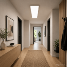 Helestra RACK LED-Deckenleuchte 22 W, 2900 K Warmweiß, 1730 lm, CRI >90, dimmbar, Mattweiß, CASAMBI Smart