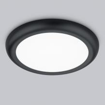 HELESTRA BIS LED Decken-/Einbauleuchte 18 W 1650 lm 3000–6500 K Warmweiß/Neutralweiß/Tageslichtweiß IP54 Schwarz matt EinbauØ 65–205 mm