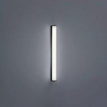 60cm Abgerundete Helestra PONTO LED Wand- und Spiegelleuchte in mattschwarz
