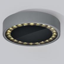 HELESTRA SAY LED Deckenleuchte 25 W 2090 lm 3000 K Warmweiß IP65 Graphit
