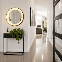 HELESTRA TYRA LED-Wandleuchte 32 W 3440 lm 2700 K Warmweiß Ra 90 230 V IP20 dimmbar Schwarz/Weiß 54 cm