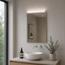 Helestra PONTO-S LED Spiegelleuchte 60 cm 12W 3000–4000 K Warmweiß/Neutralweiß 980 lm IP44 Chrom