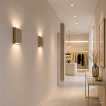 Helestra TOCO LED Wandleuchte 12 W 880 lm 2700 K Warmweiß CASAMBI Smart IP54 Coffee