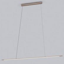 Helestra LEDA Filigrane LED Balken Pendelleuchte in coffee 155cm