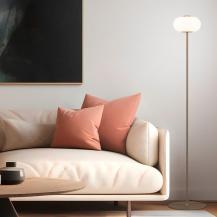 HELESTRA SAPO Stehleuchte LED coffee mit Dimmer