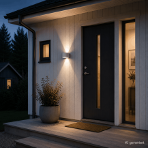 Helestra SIRI44-R LED Wandleuchte 7W 390 lm 3000 K Warmweiß Mattweiß IP54 dimmbar
