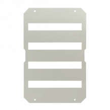 ABB VS853794N Abdeckplatte 64 grau 4R a20TE VMS64 Abdeckung 4 Reihen a20 TE VE 8