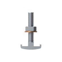 ABB VS858013 Hakenkopfschraube M10x60 Parallelkupfer 10mm
