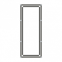 ABB PS833610 Verbindungsset 750x320 Vertikale oder horizontale Kombination