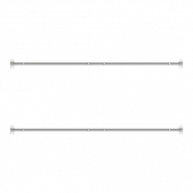 ABB EH3WE3EH EH3 Wandmontageset für Gr.00 bis Gr.3 1545mm 2 ALU-C-Profile mit Wandmontagelasche