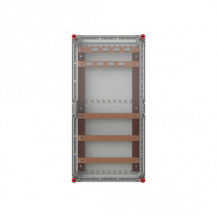 ABB VB63VT-Z160/3 NH00-Leistengehäuse VMS63V für 4x InLine II NH00-100 auf Sammelschiene 100mm 400A 5P