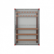 ABB VB64VT-Z160/3 NH00-Leistengehäuse VMS64V für 6x InLine II NH00-100 auf Sammelschiene 100mm 400A 5P