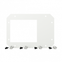 ABB VA-CP43H-XLP00 Abdeckplatte VMS43H für 2xNH00/8xE18/5xE27/4xE33