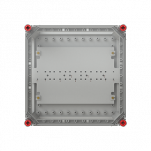 ABB VB33HT-H2x160/4 NH-Sicherungs-Geh. VMS33 für 1x/2x OFAZ/XLP DIN00 3-4polig auf ISO-MPL