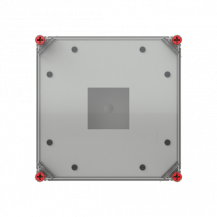ABB VB33TDA1 Meßgehäuse VMS33 für Messgerät 96x96mm mit transparenten Deckel