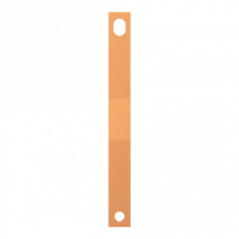 ABB VL63V-250P Cu-Verbindung für 1 x OT250 und NH1 Unterteil 25x3mm 3 Stück = 1 Set