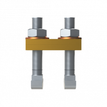 ABB VA-BC-P-400 CU-Verbindungslasche 400A für Parallelkupfer 2x20x5mm