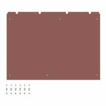 ABB EH3M2-875 Montageplatte HxBxT 756,5x1040x5mm ISO