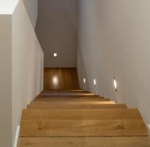 Stufenlicht FRAME BASIC LED Wand Einbauleuchte mit warmweißem Wohnlicht eckig silbergrau SLV 111262