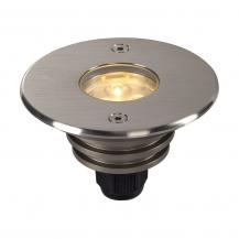 SLV 233500 DASAR 920 LED Bodeneinbauleuchte rund Edelstahl 6,5W 3000K IP67 12–24V DC